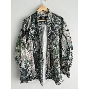 Vintage Button Dickies Real Tree Camo Shirt mossy oaks 3xl